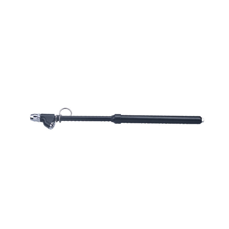 Black Tyre Inflator Pressure Gauge