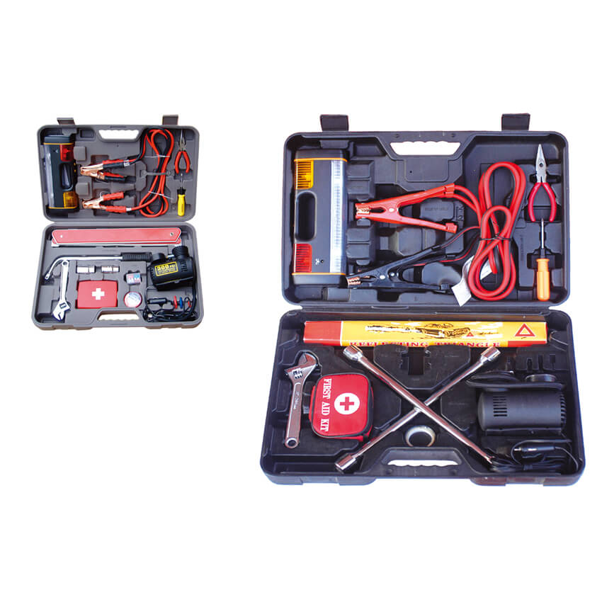 Portable Roadside Assistance Vehicle Repail Tool Kit